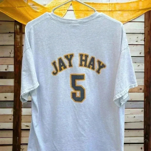 Pittsburgh Pirates Jay Hay #5 MLB Mens T-Shirt Size XL Gray Josh Harris T-Shirt - Picture 3 of 4